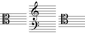 Four Clefs Aligned