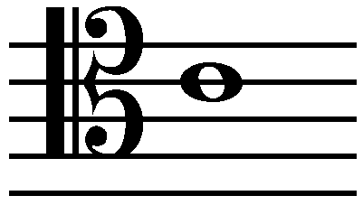 Tenor Clef with middle C